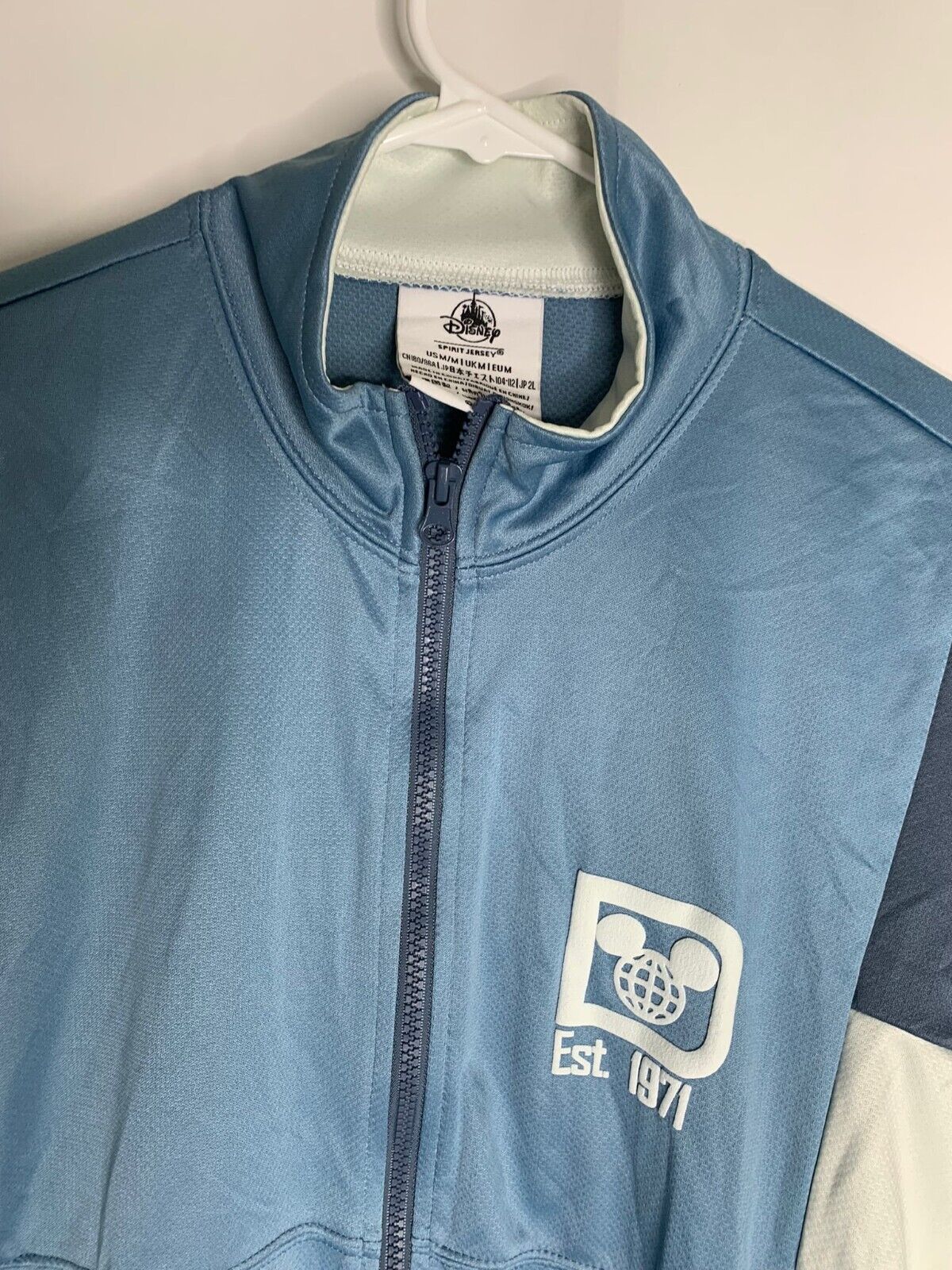 Walt Disney World Adult M Spirit Jersey Full Zip Track Jacket 2022