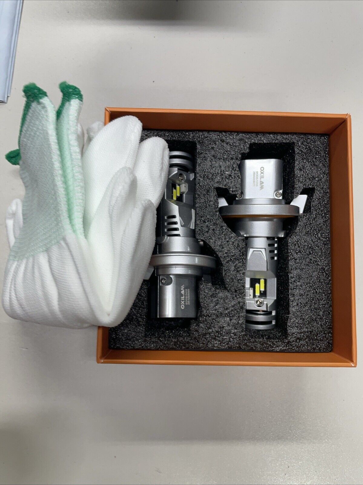 OXILAM H13/9008 LED Light Bulbs 60W 20000LM 6500K Cool White Pair 600% Brighter