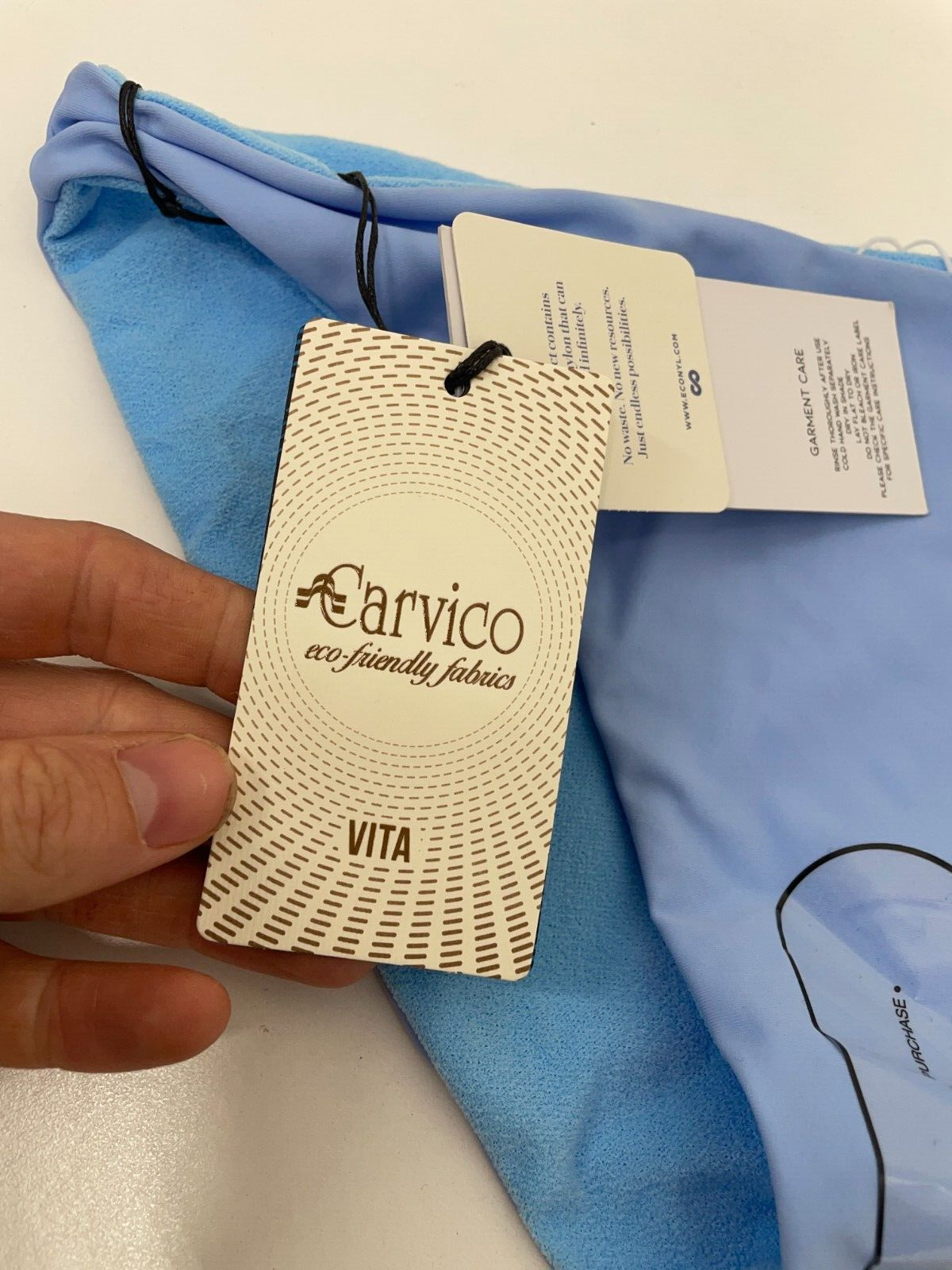 VDM The Label Womens S Reversible Bikini Swim Bottoms Light Blue Lavender