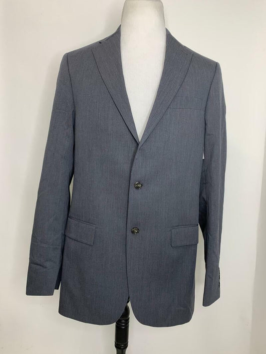 Hart Schaffner & Marx Mens 46L 44L Gray Chicago Fit Suit Jacket Blazer