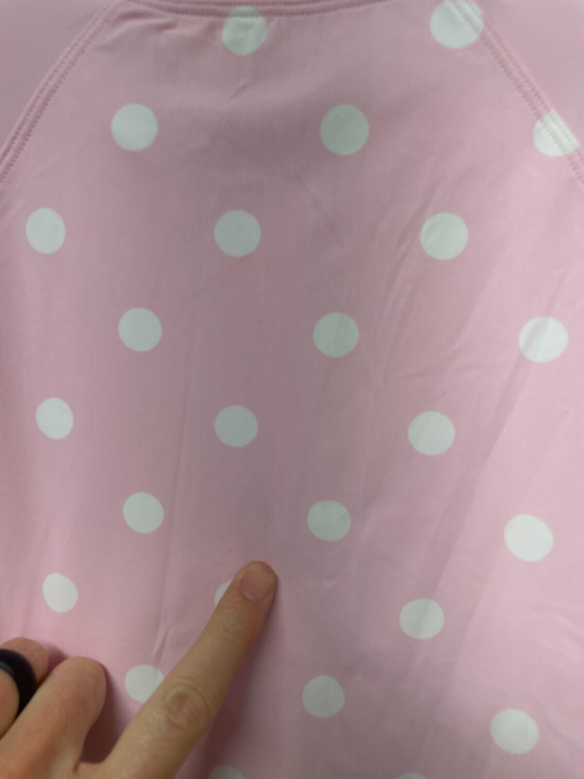 Country Road Girls 10 Logo Spot Swimsuit Pale Pink Polka Dot Swimwear 60278904