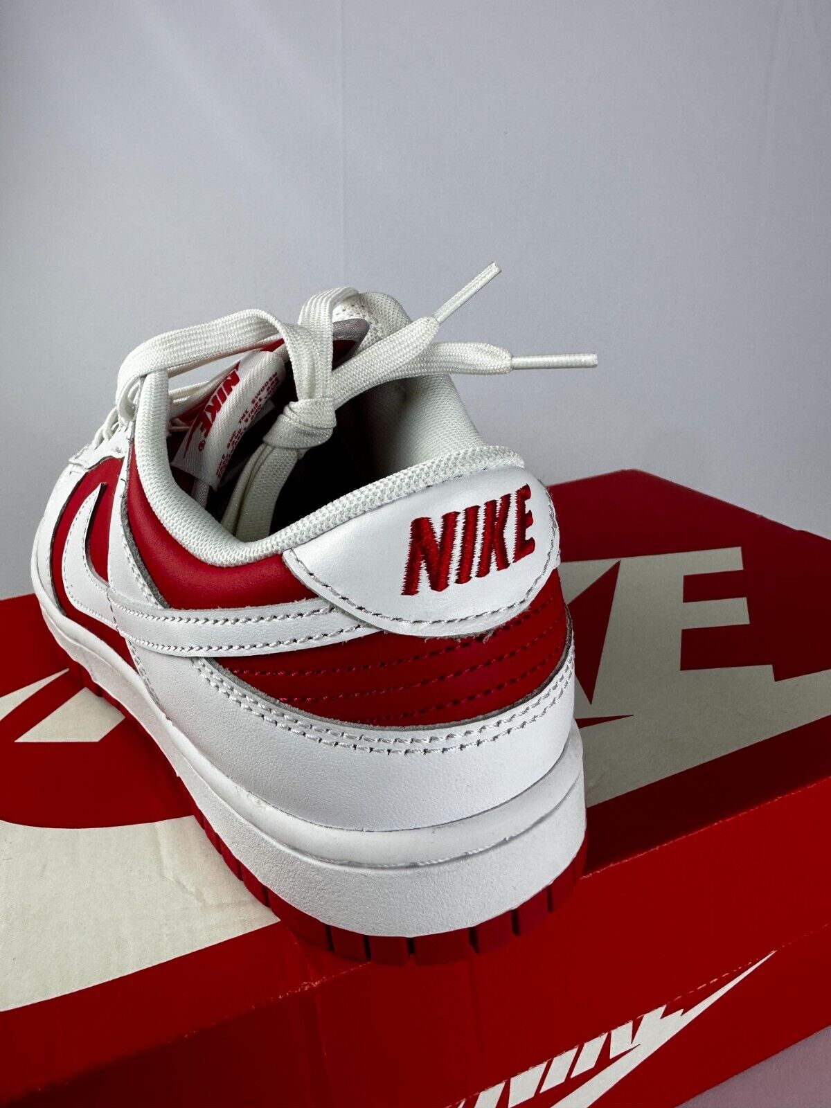 Nike Men's 8 Dunk Low Championship Red Lace Up Casual Sneaker Shoes DD1391 600