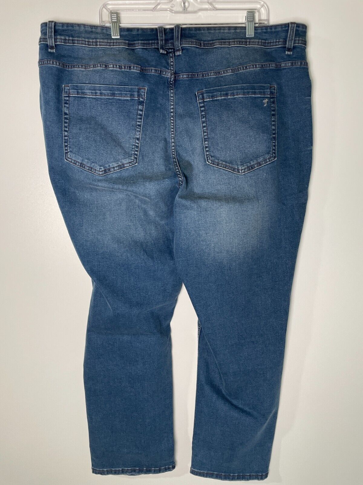 The Perfect Jean Mens 44x30 OG Stretch Athletic Admiral Mid Blue Jeans JUXT3NAMR