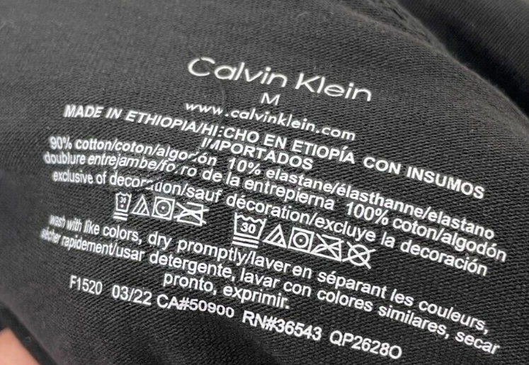 Calvin Klein 3 Pack Womens M Jacquard Waist Cotton Brief Bikini Underwear Panty