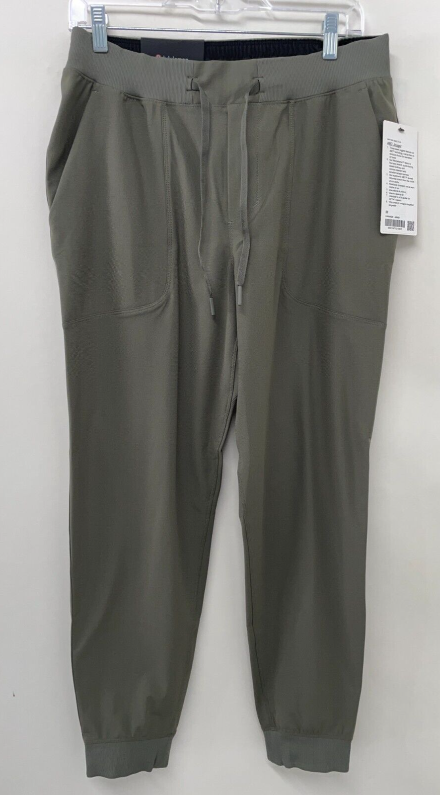 Lululemon Mens M ABC Jogger Army Green Tapered Wrinkle-Resistant Stretch LM5AMZS