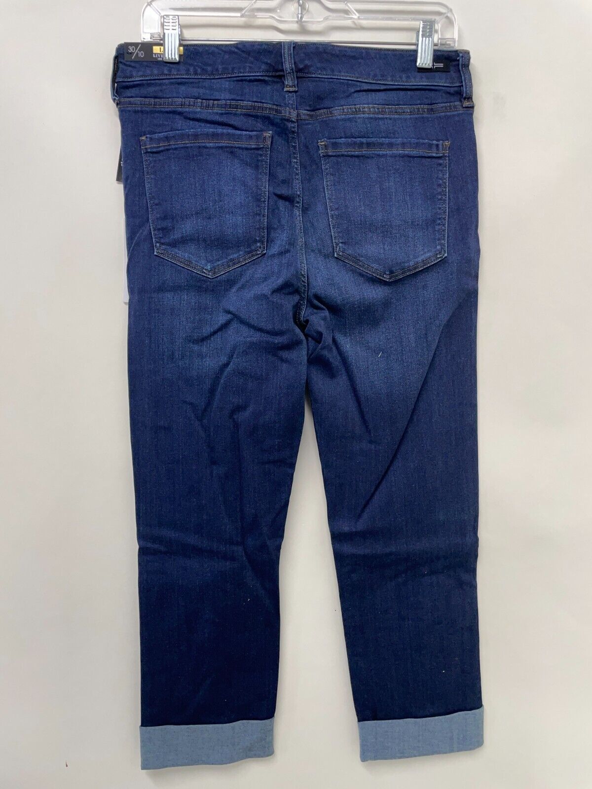 Liverpool Womens 30/10 Belinda Crop Skinny Jeans Indigo Rolled Hem 259475422