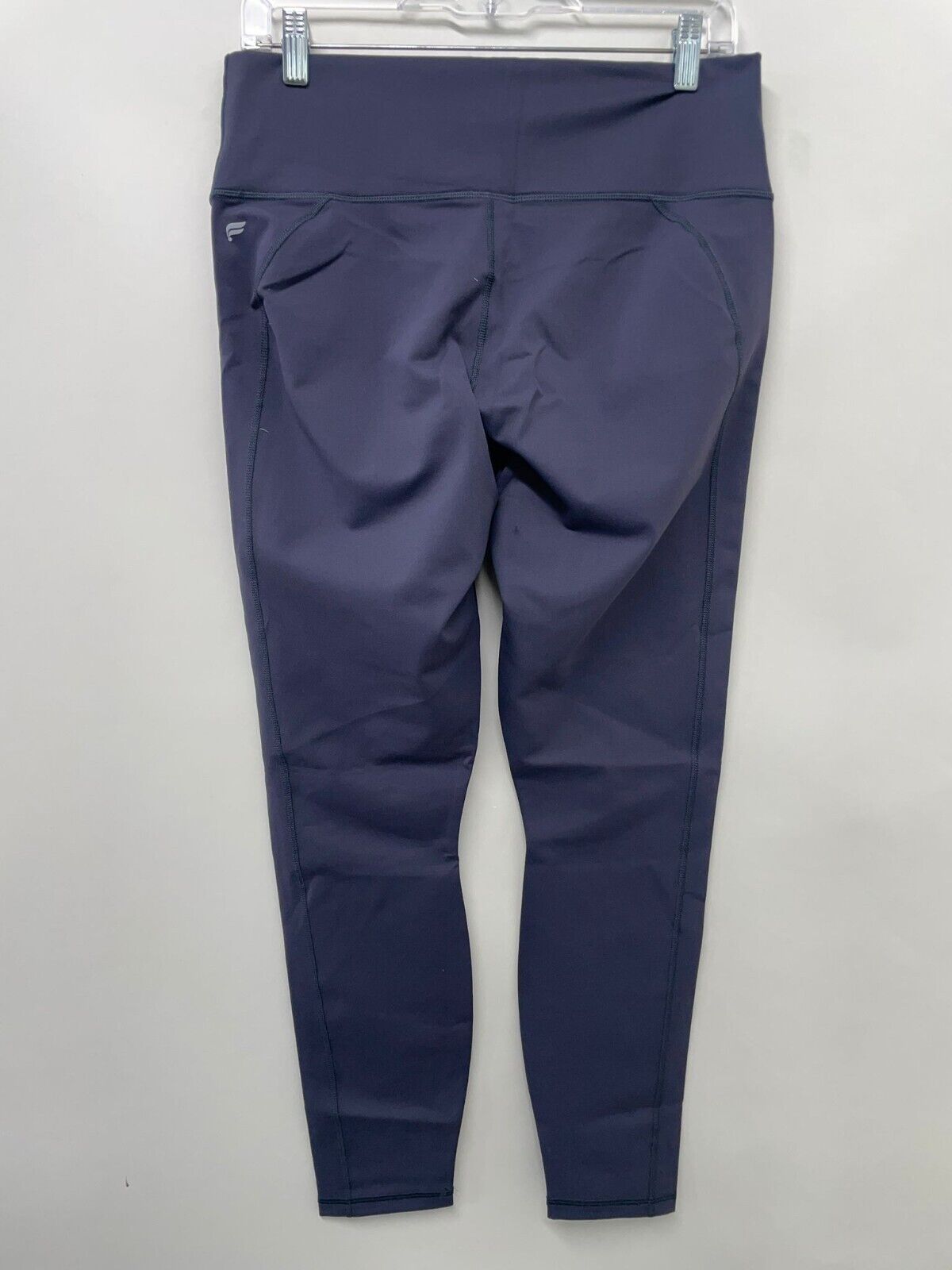 Fabletics Womens L The Define High Waisted Short Legging Pewter Dark Gray Yoga