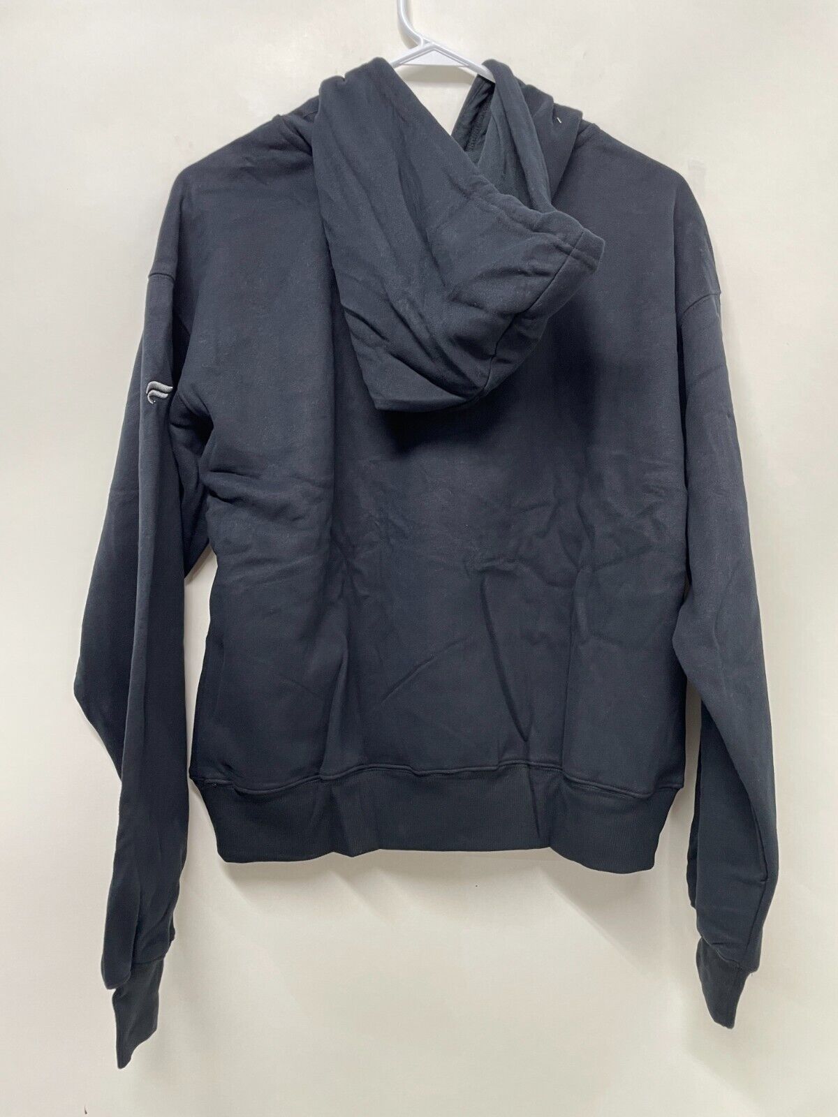 Fabletics Women's M Forever Fleece Hoodie Black/Pewter Pullover Pockets NWT
