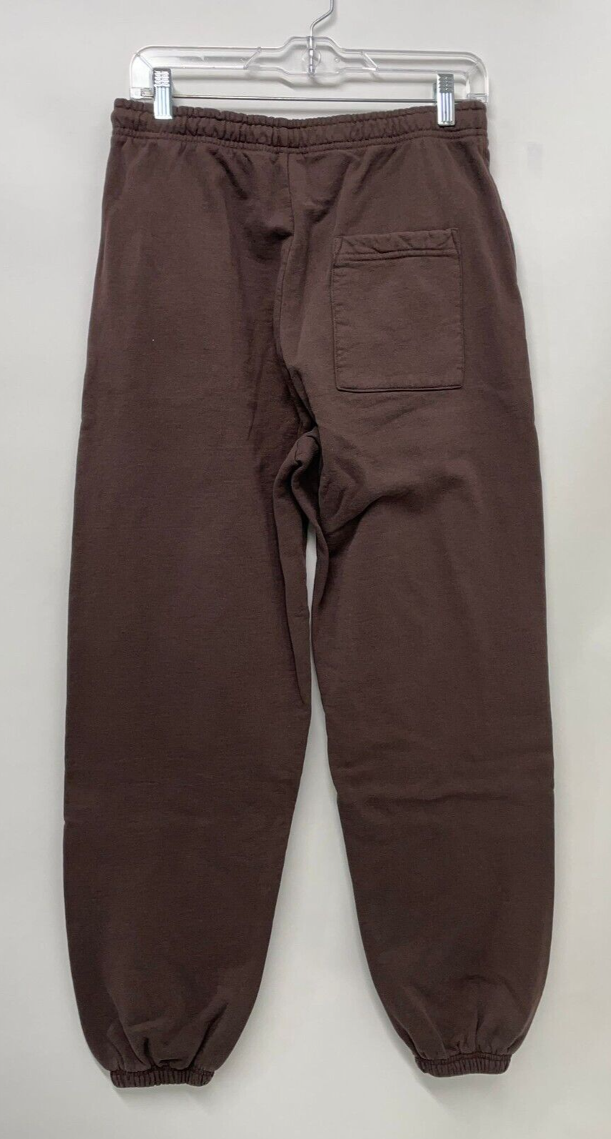 Sporty & Rich Mens M H&W Club Sweat Pants Chocolate Brown Sweatpants Fleece