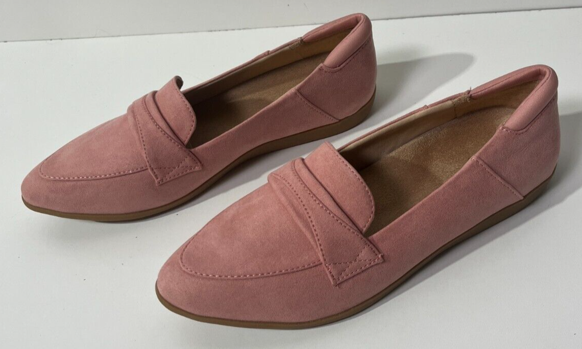Dr. Scholl's Womens 8.5 Emilia Slip On Casual Loafers Shoes Rose Pink I7066F1650
