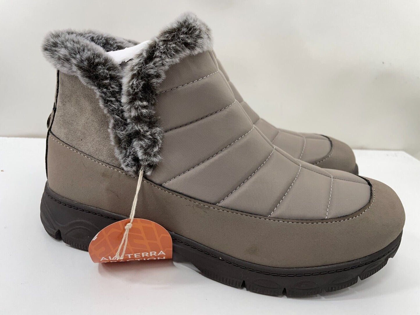 JBU by Jambu All Terra Traction Womens 9 Granite Ankle Winter Boot Taupe B1GRA54