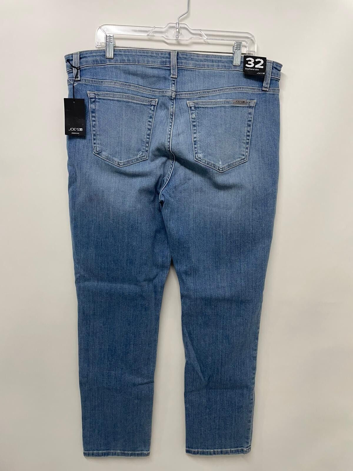 Joes Jeans Womens 32 Slim Boyfriend Heavy Grinde Distressed Ripon Wash Denim 36