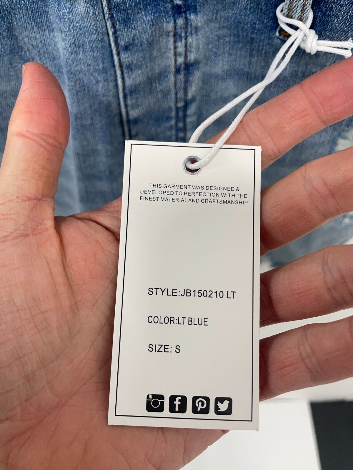 Judy Blue Womens S Light Wash Destroy Shorts Overalls Blue High Waisted JB150210