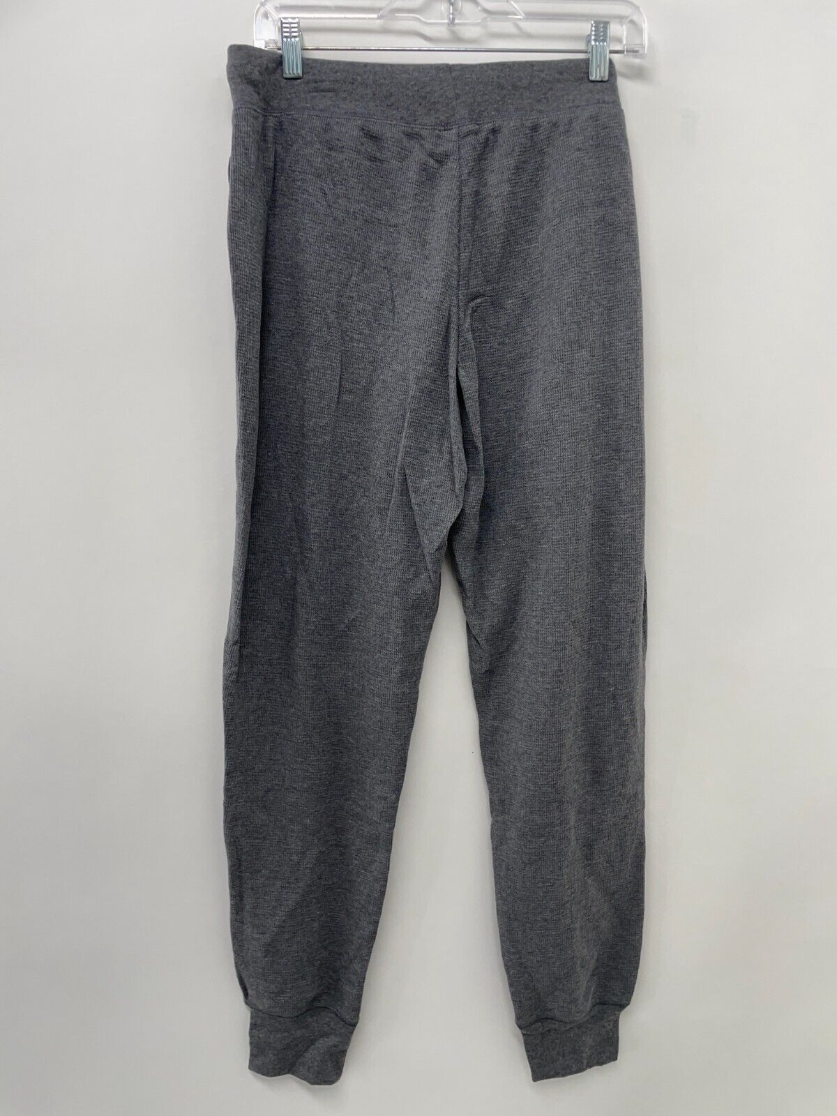 Polo Ralph Lauren Mens L Solid Waffle Knit Thermal Jogger Pajama Pants Charcoal