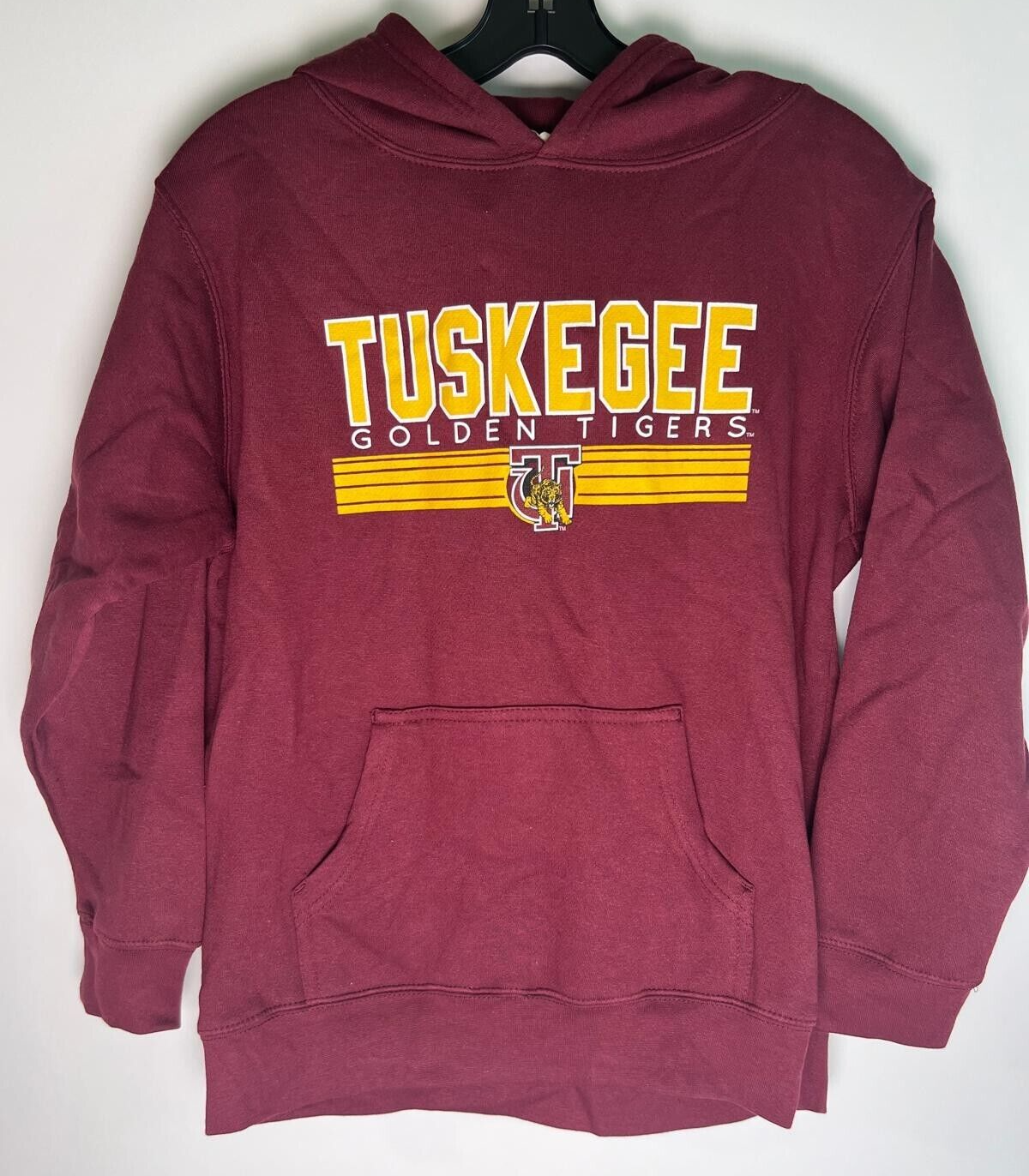 Tuskegee Golden Tigers Youth XL Maroon Hoodie OURAY Sportswear HBCU Sweatshirt