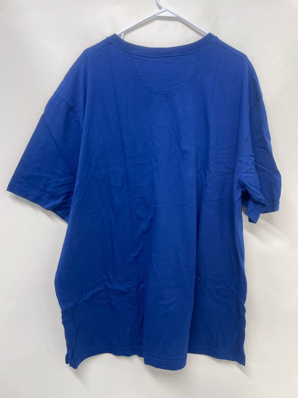Duluth Trading Men XXL Longtail T Relaxed Fit SS Crew Pocket T-Shirt Blue 95587