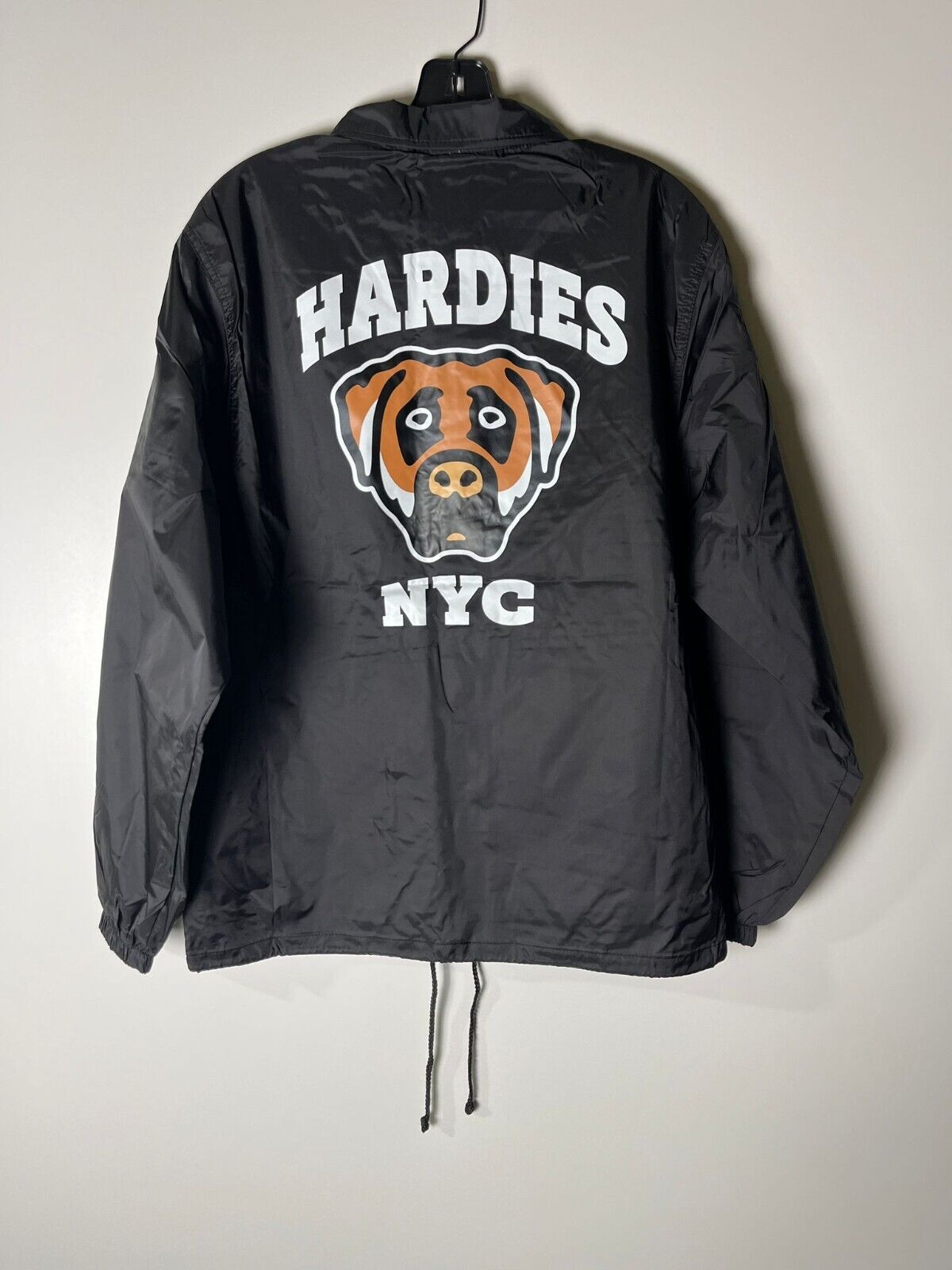 Victor Victor x Hardies Hardware Mens Small Coaches Jacket Black VV02JK002BK1