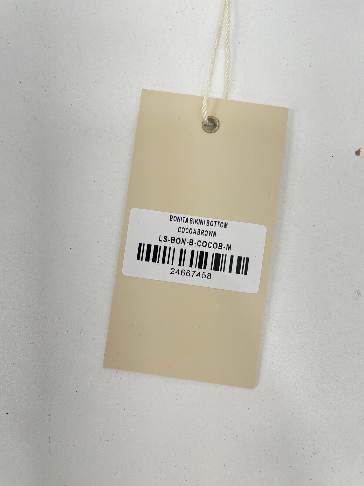 Lahana Womens M Bonita Bikini Bottom Cocoa Brown Panelled Cheeky Coverage