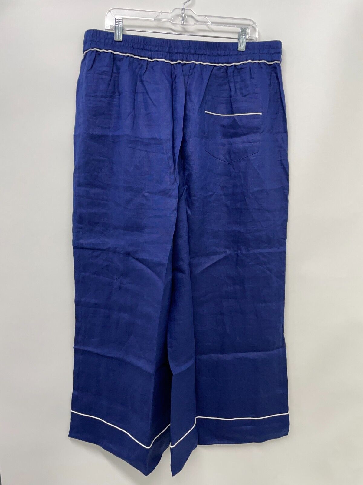 Hill House Women's Plus 2XL The Skylar Pant Navy 100% Navy Pull On Wide Leg NWT
