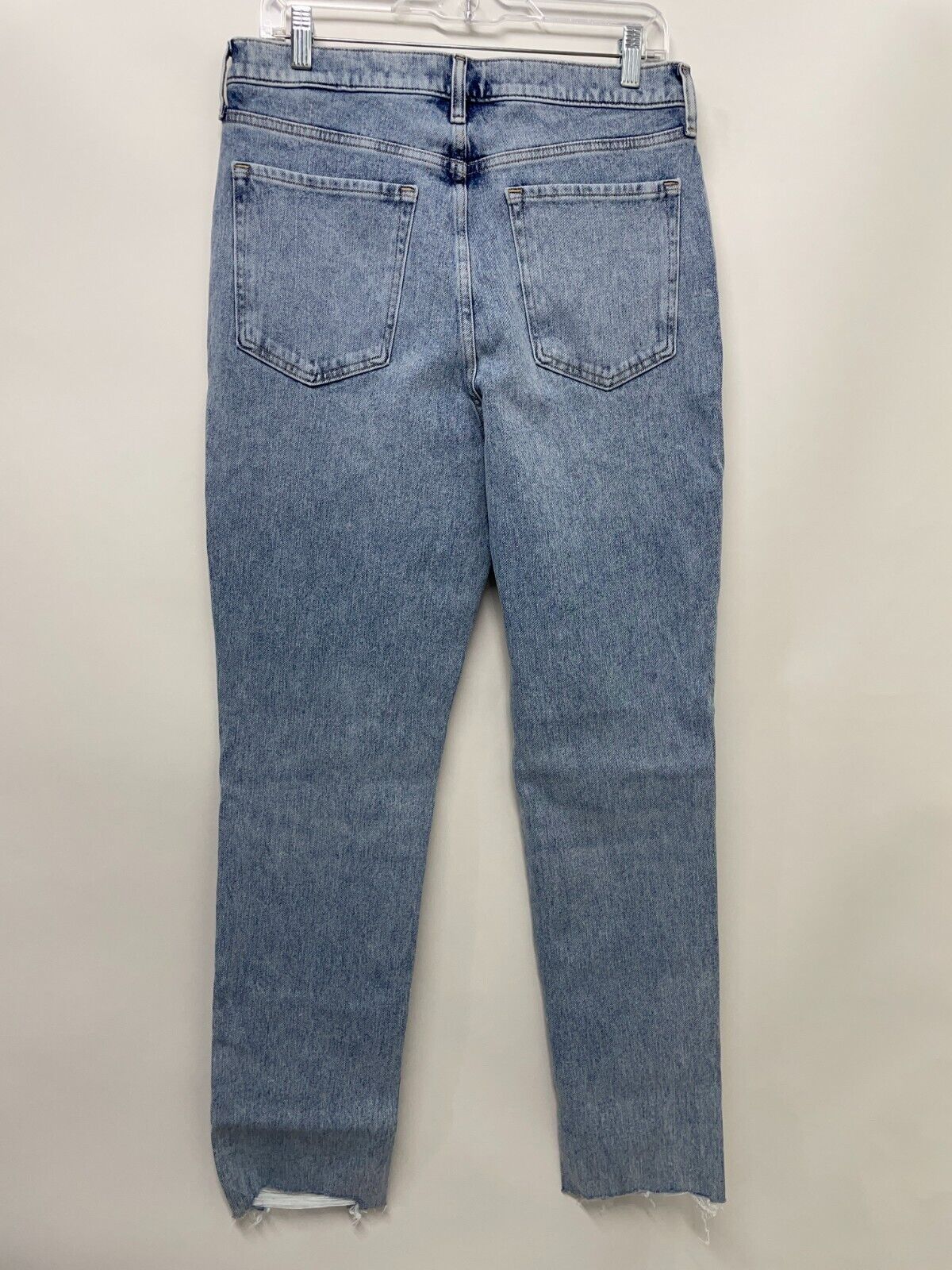 Banana Republic Women's 31 Long The Slim Jean Light Stone Wash Blue Stretch NWT