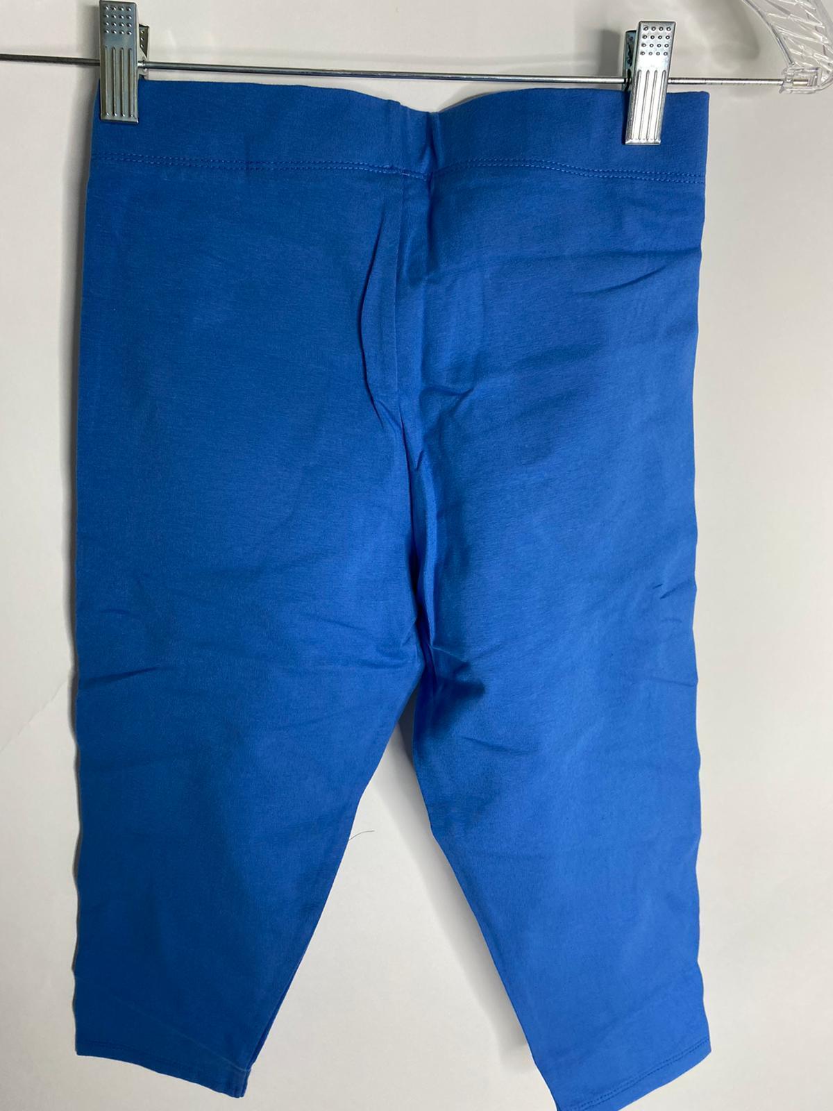 Boden Kids Girls 11-12 Blue Plain Cropped Legging G2686 Pull On Pant