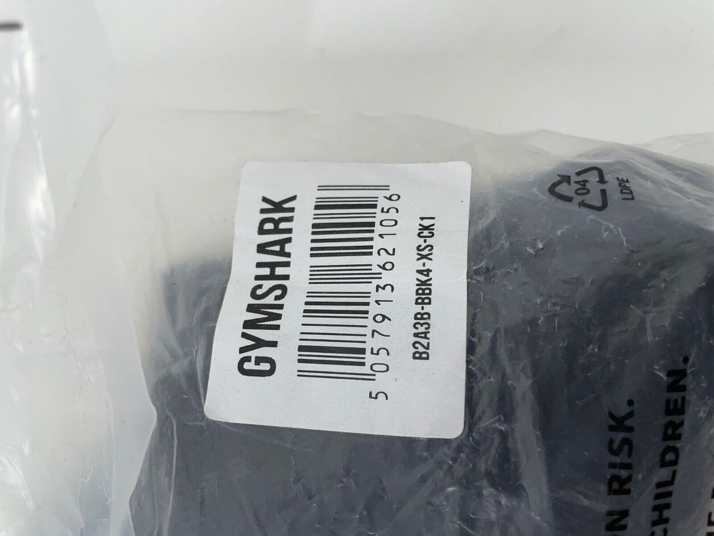 Gymshark Womens XS Adapt Animal Seamless Sports Bra Court Black B2A3B-BBK4 Gym