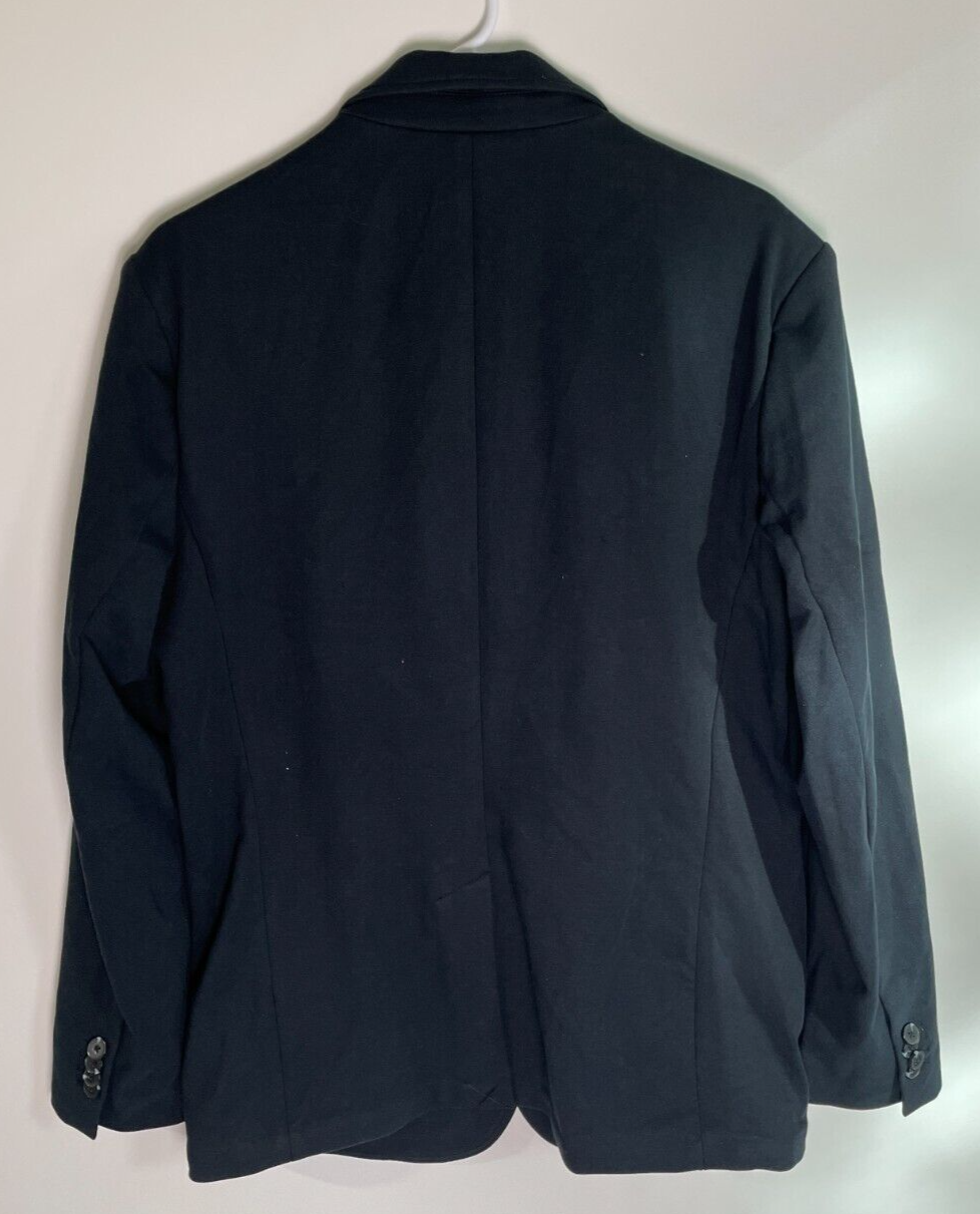 Artefact Men's L Notch Collar Knit Suit Blazer Jacket Navy Regular Fit MGK30250