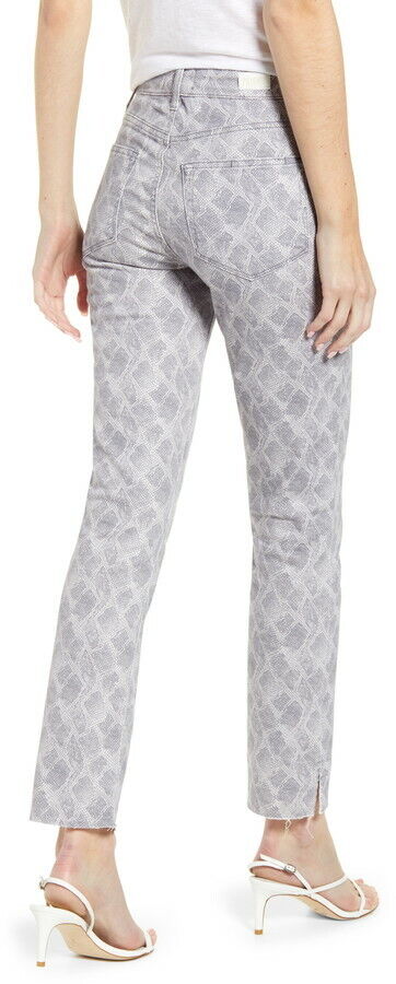 Paige Womens 31 Viper Snake Print Hoxton Slim Skinny Jeans High Waist Ankle