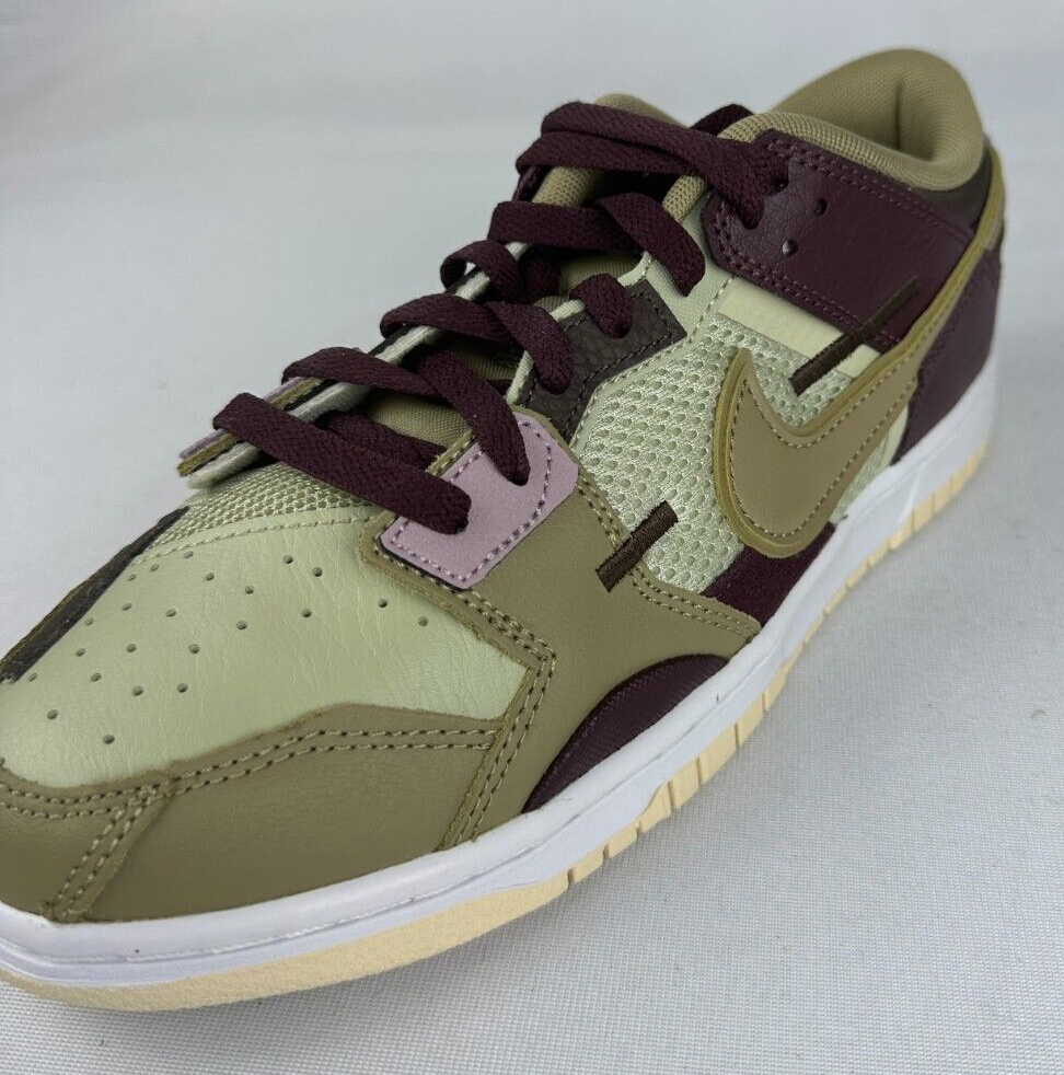 Nike Mens 7.5 Dunk Scrap Latte Skateboarding Shoes Sneakers DH7450-100