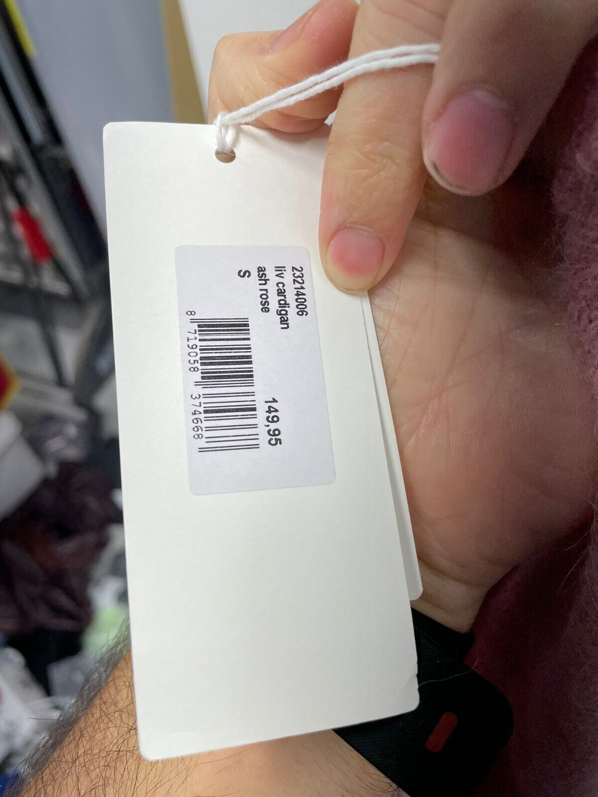 By-Bar Womens S Liv Cardigan Cozy Sweater Ash Rose Pink Alpaca Fuzzy