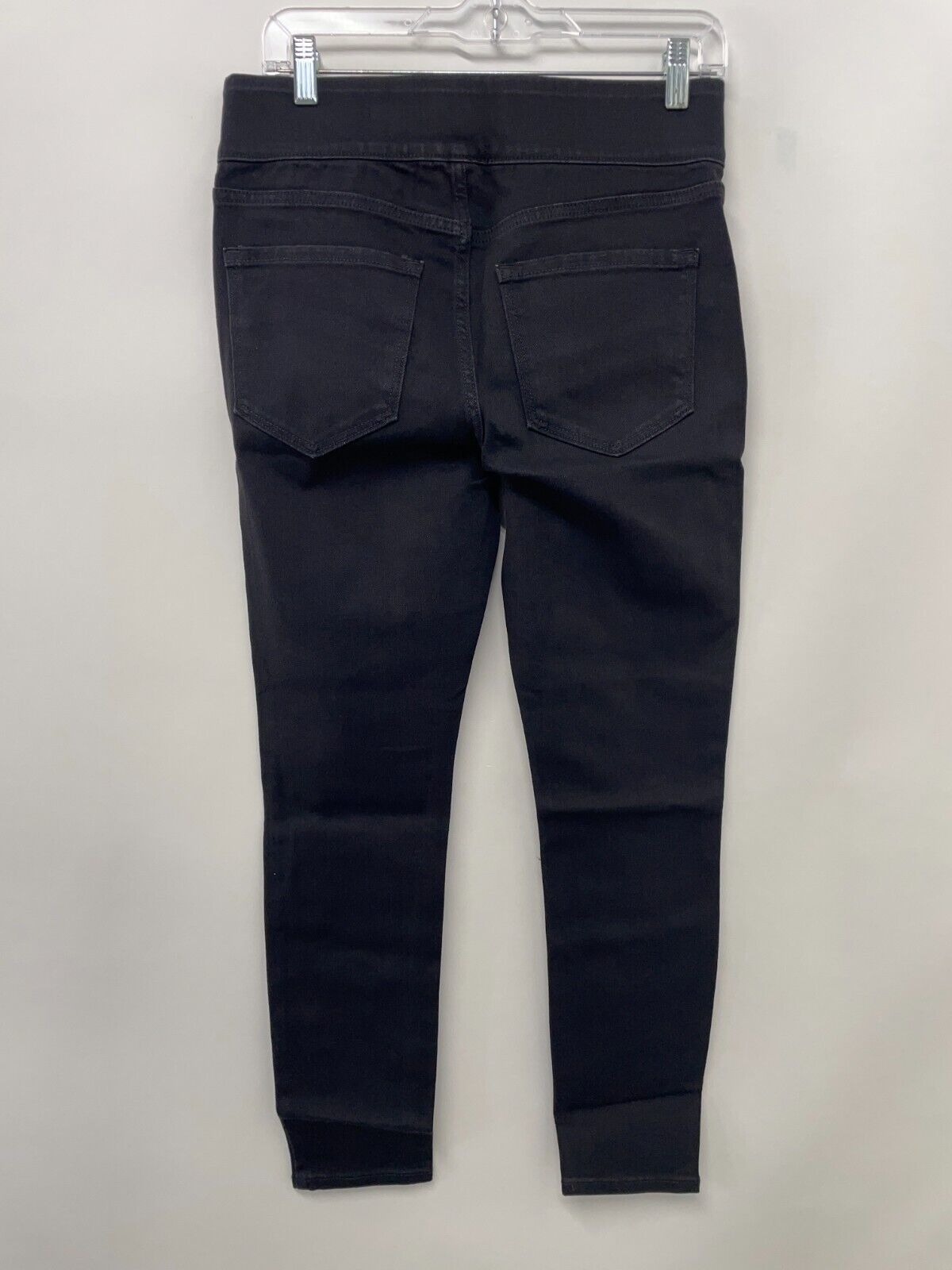 Old Navy Women's 6P Mid-Rise Wow Super Skinny Jeggings Black Wash Petite 737538