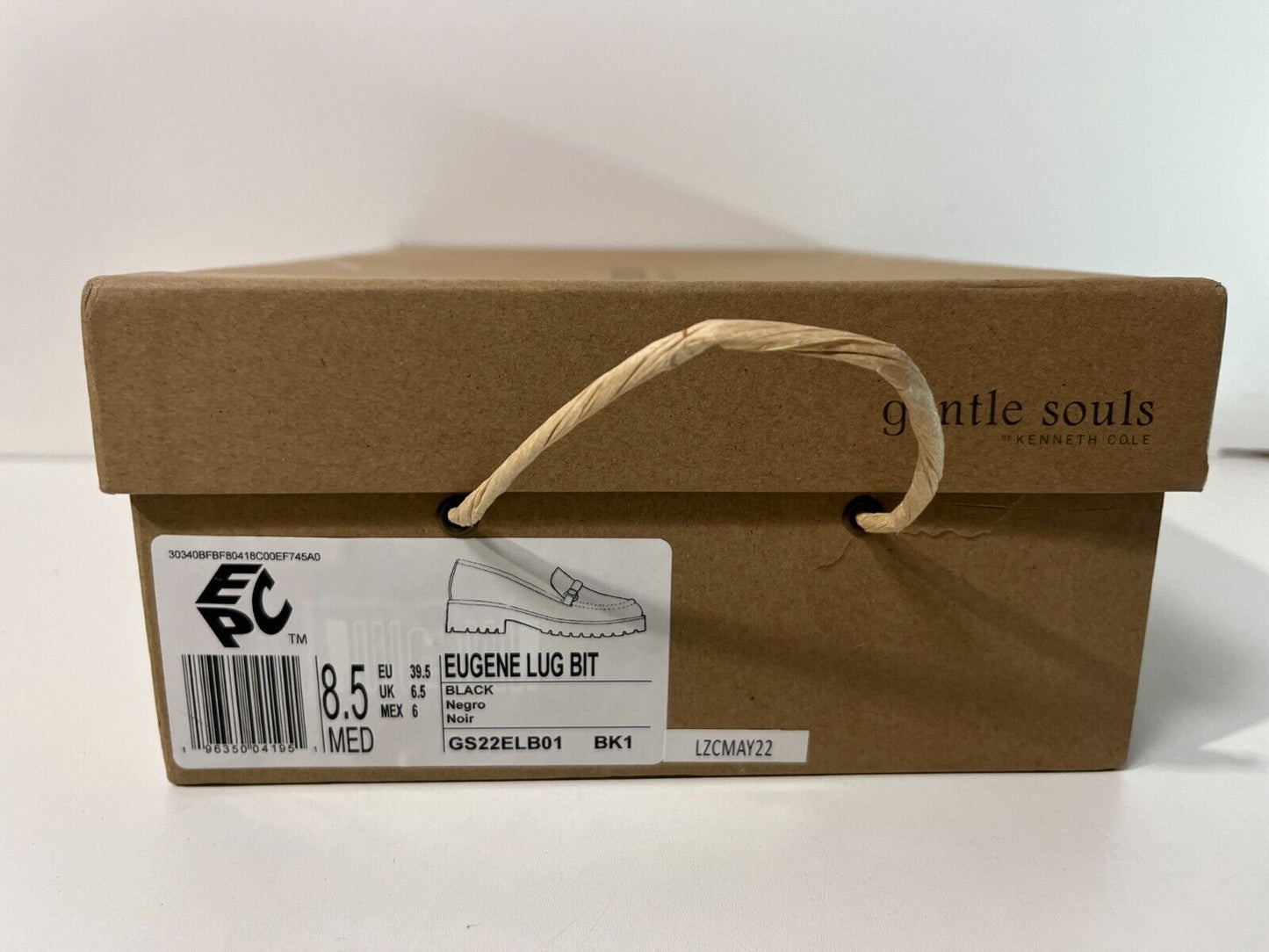Gentle Souls by Kenneth Cole Womens 8.5 Eugene Leather Lug Bit Loafers GS22ELB01