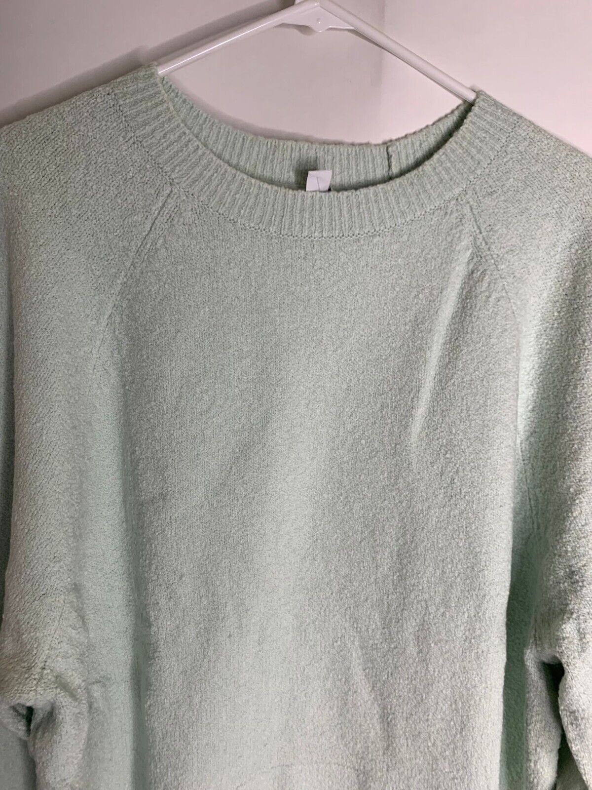 J Jill Pure Jill Womens XL Soft Pear Green Cozy Concepts Pullover Sweater