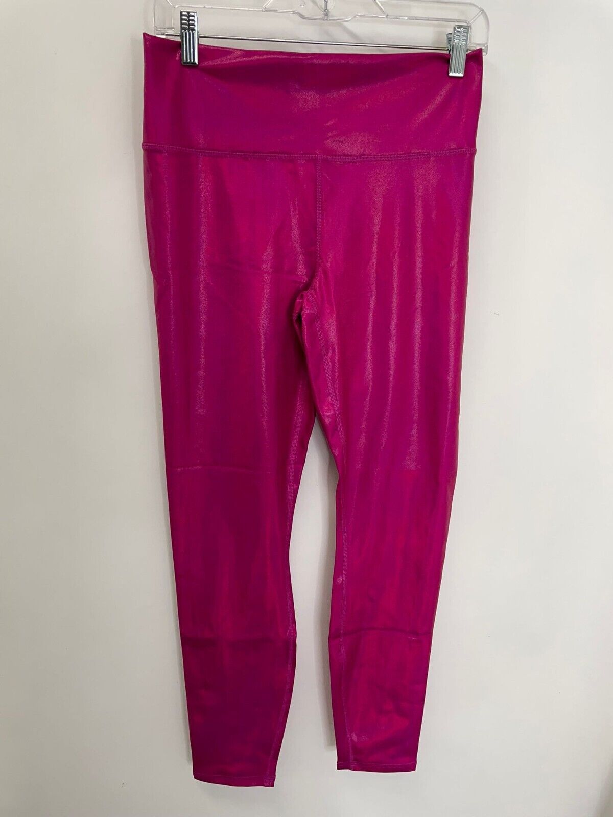 Fabletics Women L Ultra High Waisted Iridescent Fuchsia PureLuxe 7/8 Legging