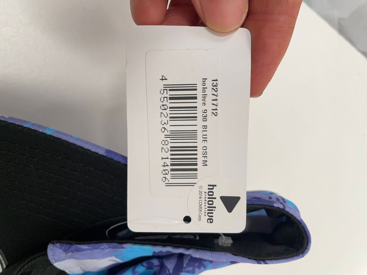 Hololive New Unisex OSFA English Collaboration Cap Blue Super Expo Camo Era Hat