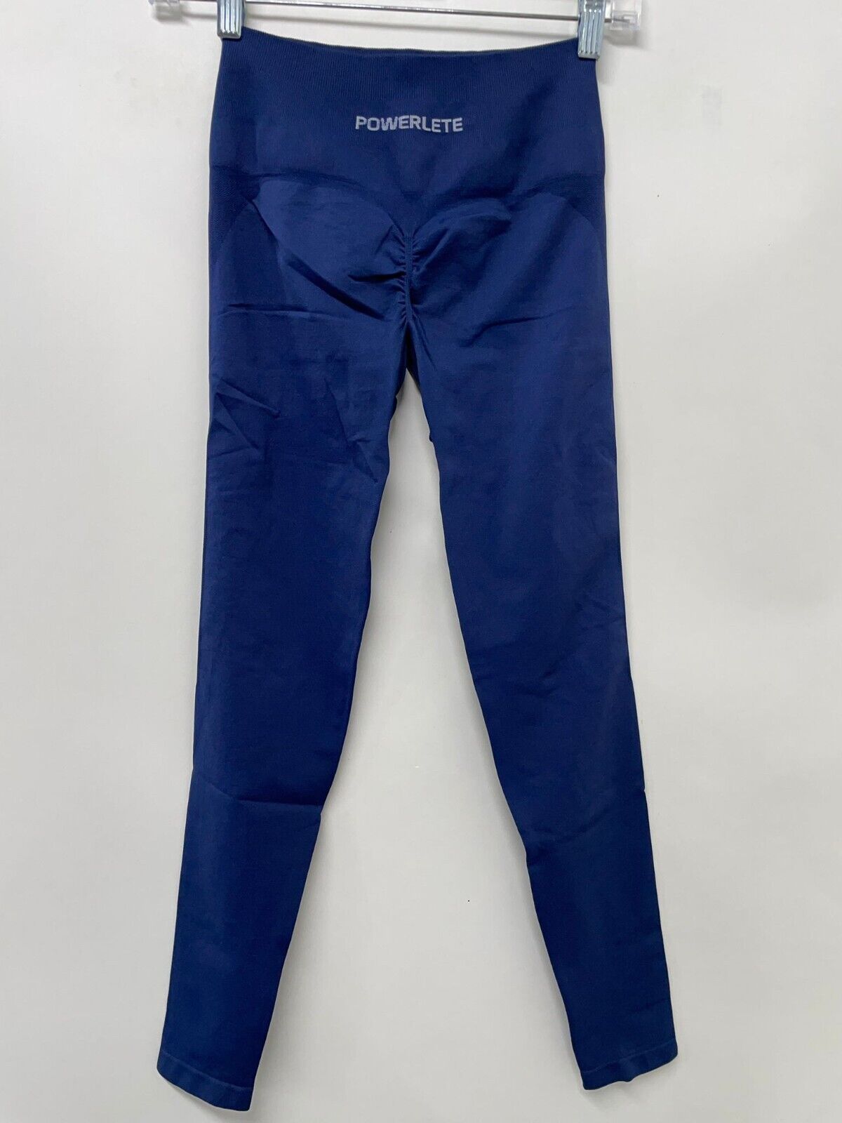 Powerlete Womens S Evolve Legging Workout Athletic Gym Deep Sea Blue Scrunch