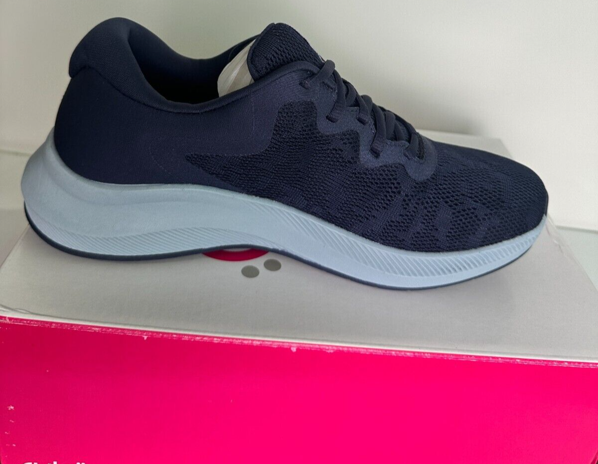 Ryka Women's 8.5 Frenzy Academy Blue Mesh Low Top Walking Shoe I8633F1401