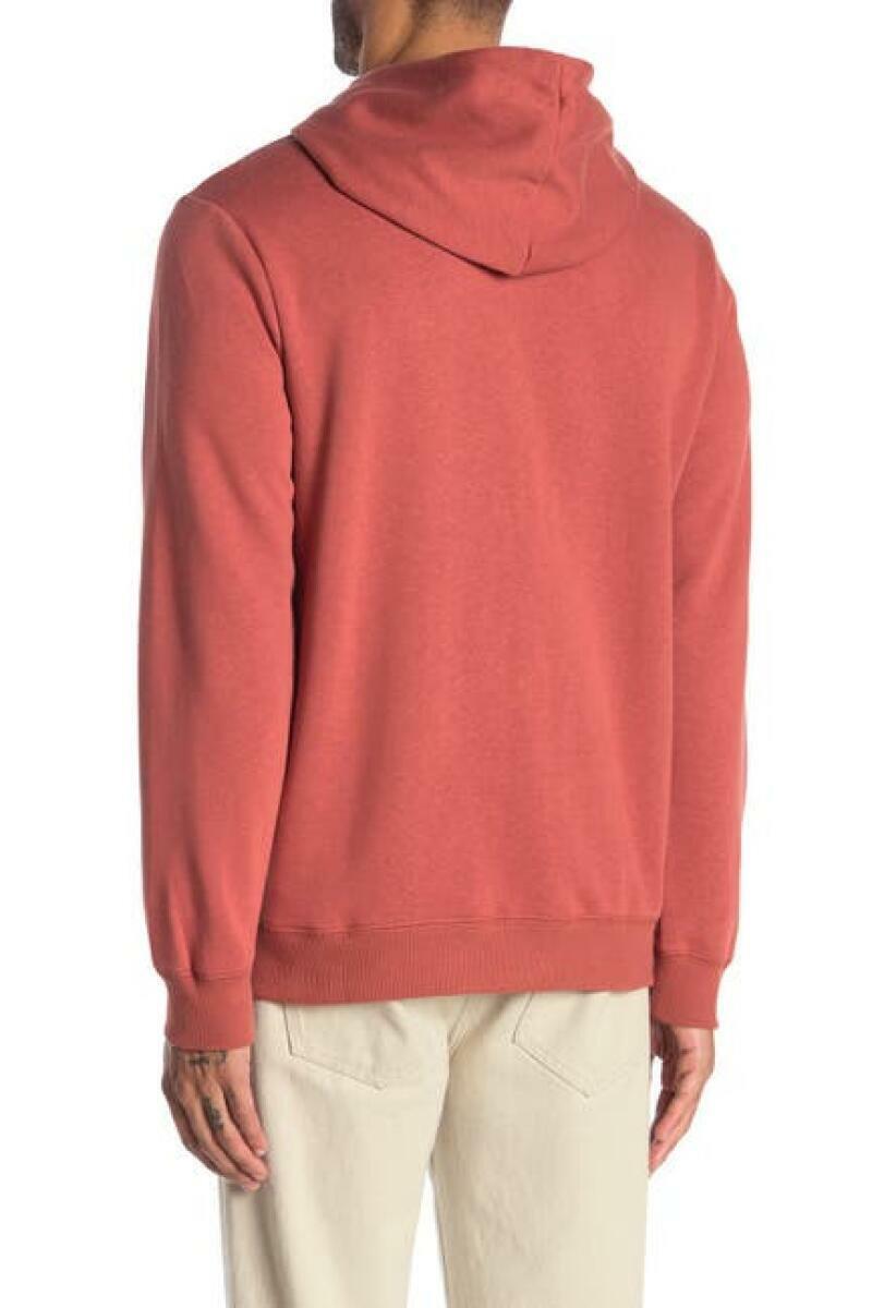 Volcom Mens S Dead Rose Orange Stonal Fleece Hoodie Pullover Sweatshirt