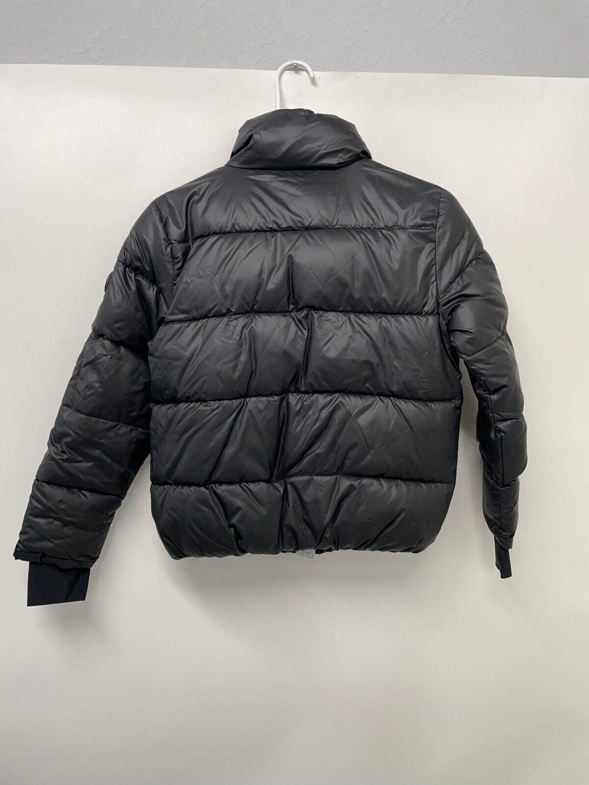 Noize Kids Girls 12 Youth Black Bianca Zip Up Puffer Jacket Coat Quilted