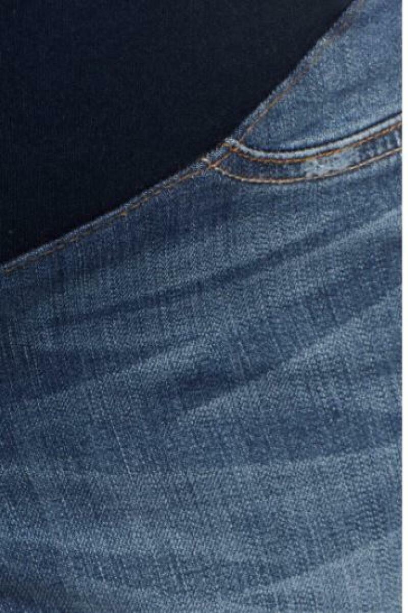 1822 Denim Womens 30 Cassie Crop Straight Leg Maternity Jeans Ankle Straight