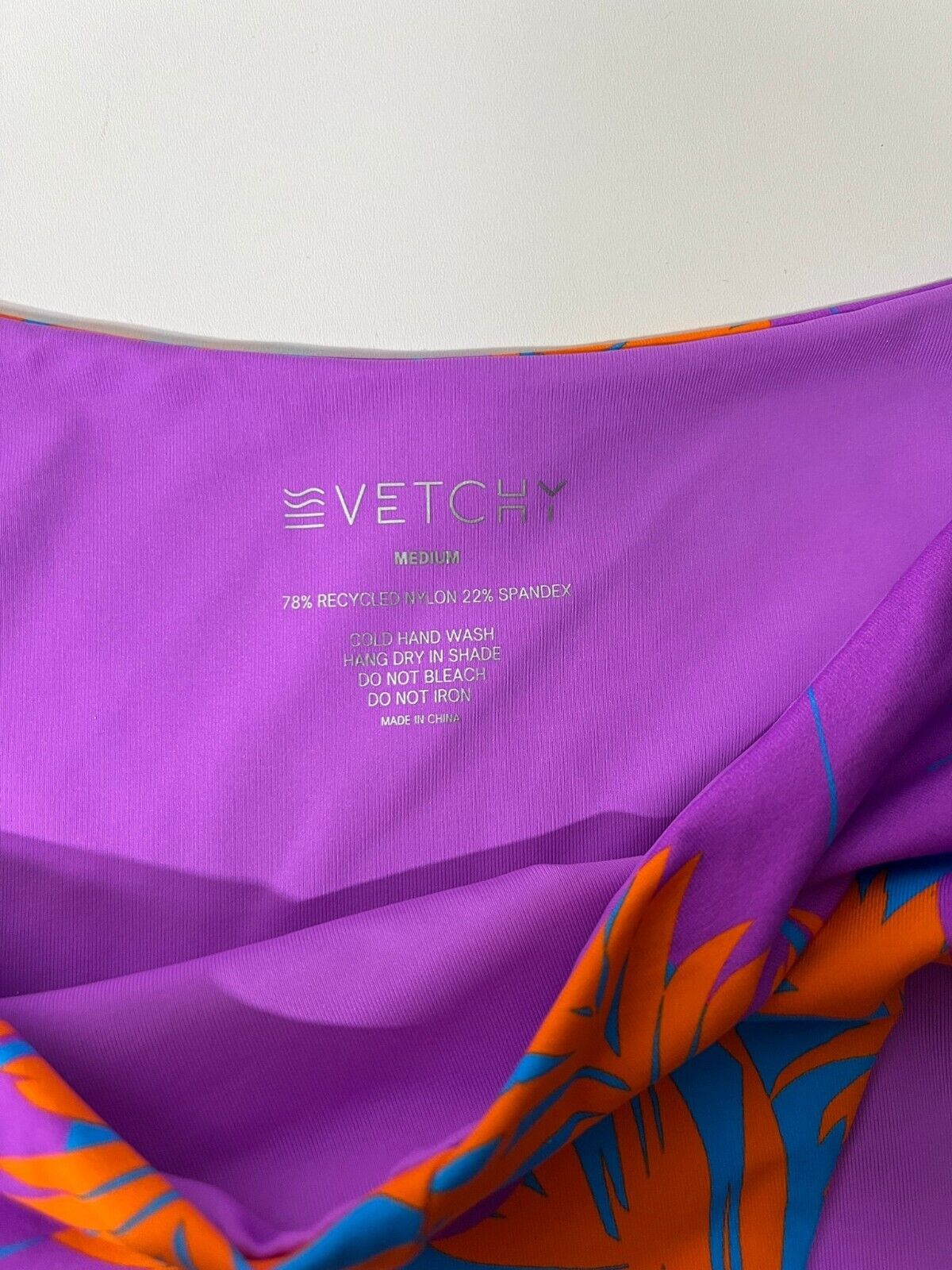 Vetchy Woman M Medium Laguna Bikini Tropical Bottoms Full Cover Swim BBLGNTRPO4