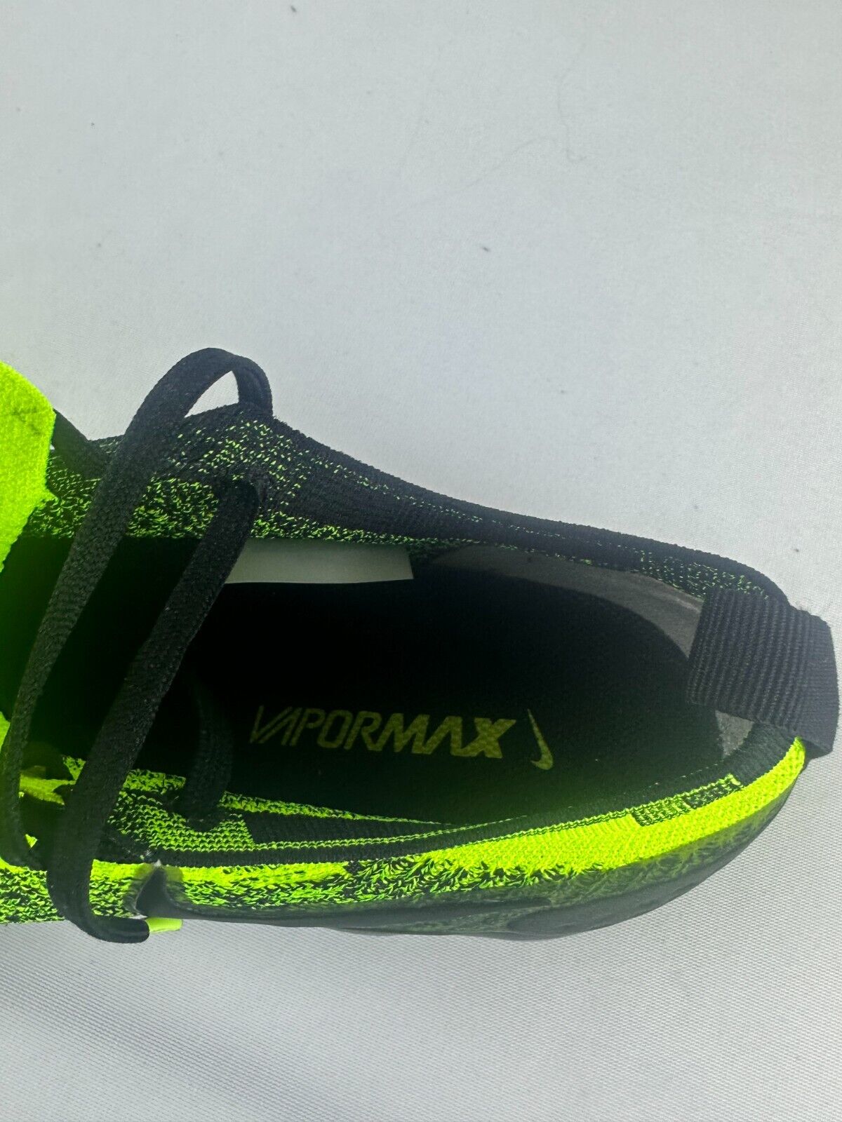 Nike Mens 9 Air VaporMax 2 Flyknit Volt Athletic Running Shoes 942842-701