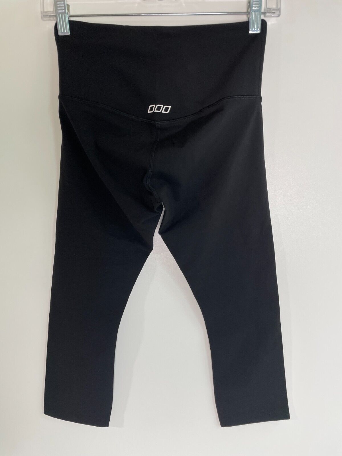 Lorna Jane Women's S Lotus 7/8 Leggings Soft High-Rise Pocket Black LB0234