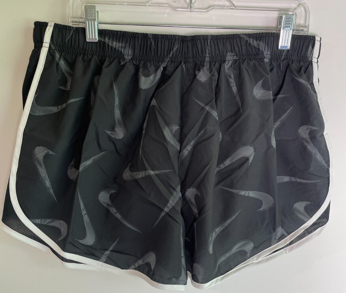 Nike Tempo Swoosh Women's XL Dri-FIT Brief-Lined Printed Running Shorts FB4954