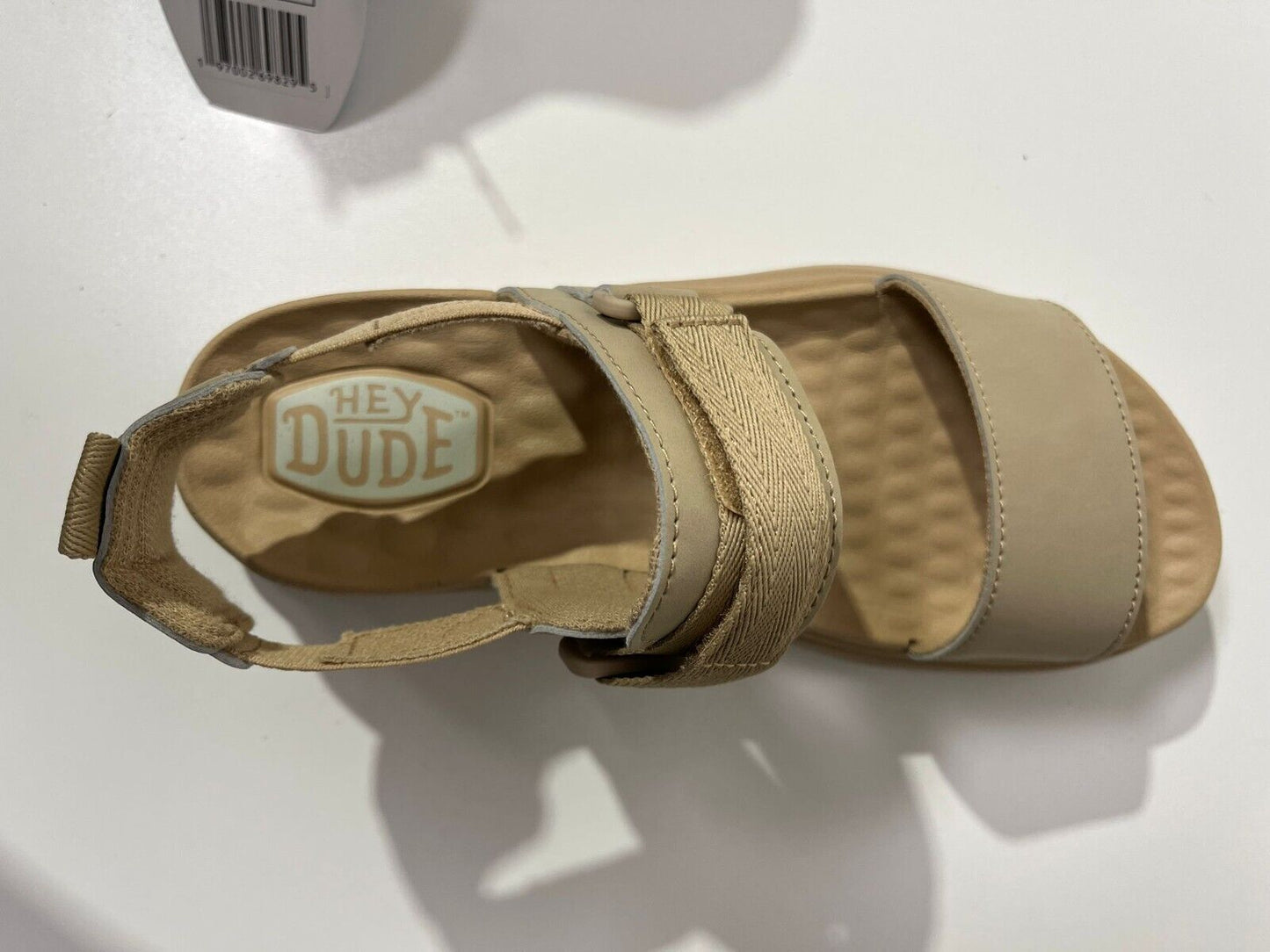 Hey Dude Woman's Size 8 Collins Sandal Mono Sport Tan 41071-265