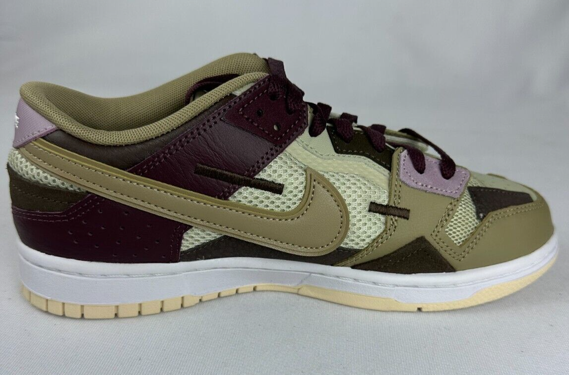 Nike Mens 7.5 Dunk Scrap Latte Skateboarding Shoes Sneakers DH7450-100
