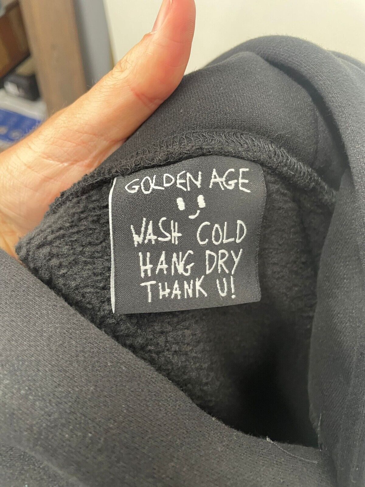 Golden Age Mens 2XL Black BLK Swordsman Hoodie Sweatshirt V2 Anime Japan