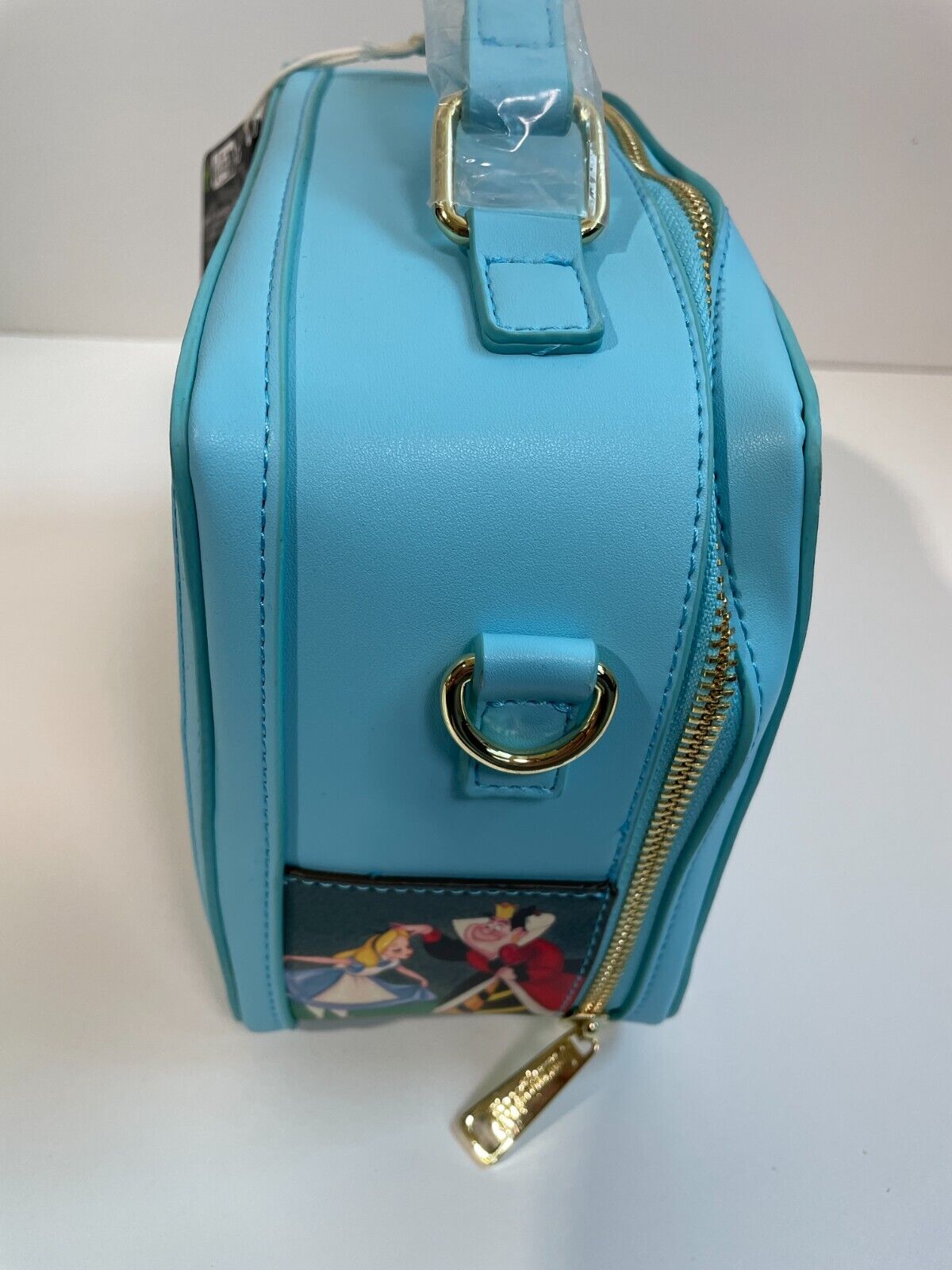Loungefly Disney Alice in Wonderland Classic Movie Lunch Box Bag Blue WDTB2788