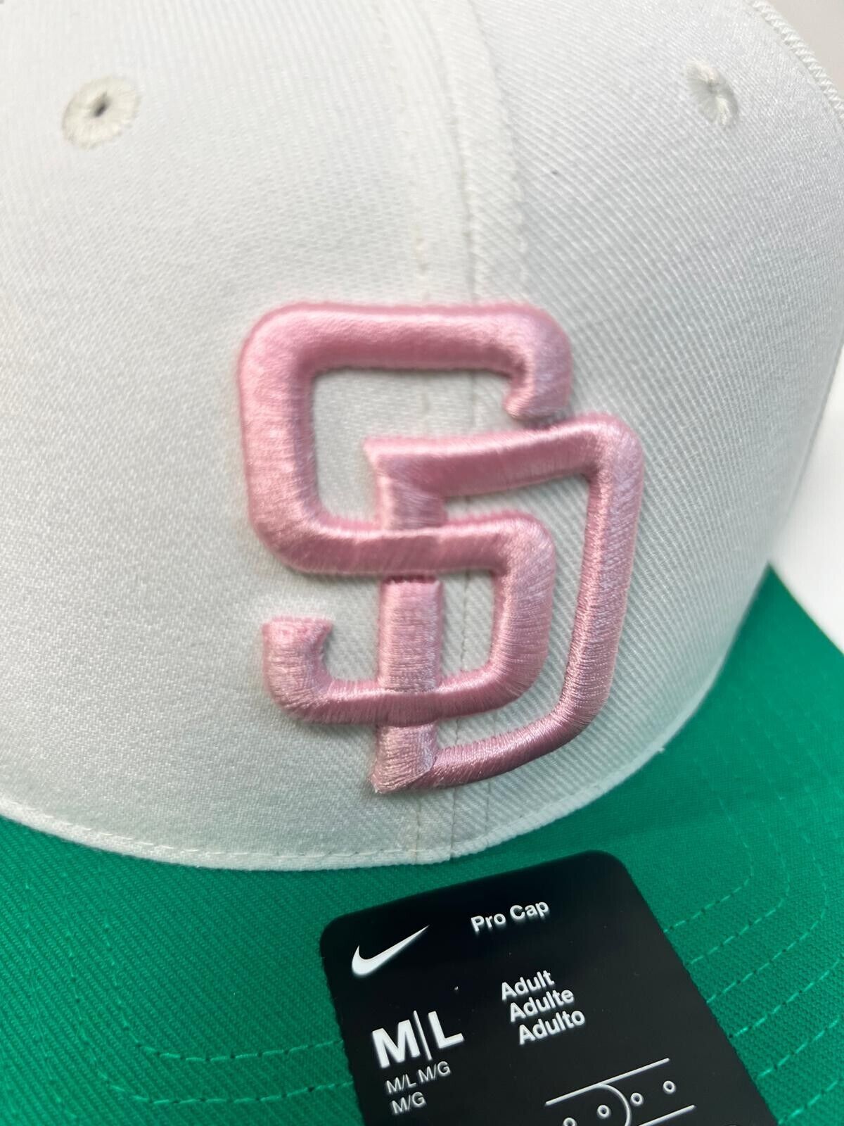 Nike Adult M/L San Diego Padres Sail Pro Cap MLB Adjustable Hat Snapback