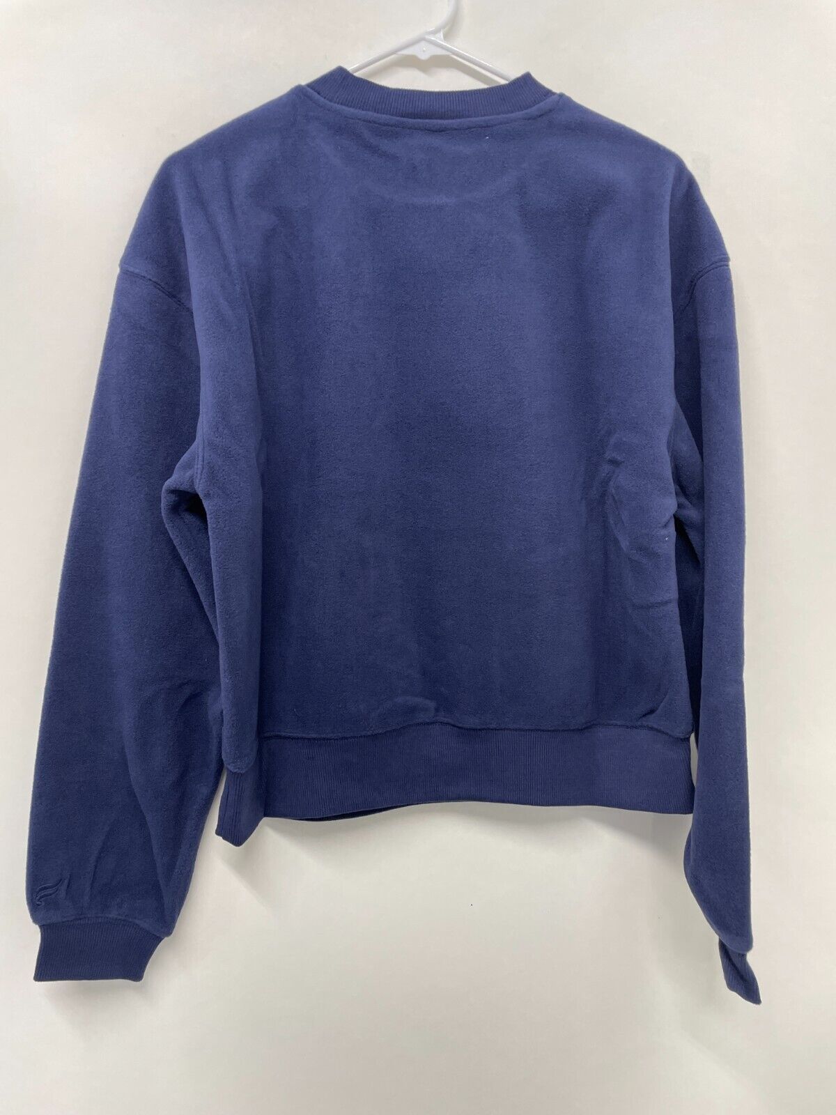 Fabletics Womens M Rayne Polar Fleece Crewneck Sweatshirt Deep Navy Long sleeve